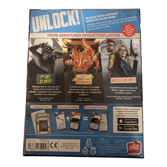 Unlock Epic  Adventures Card Game (French) NWT - Picture 2 of 6